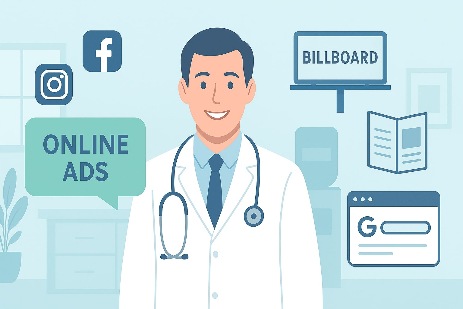 استراتژی تبلیغات پزشکان